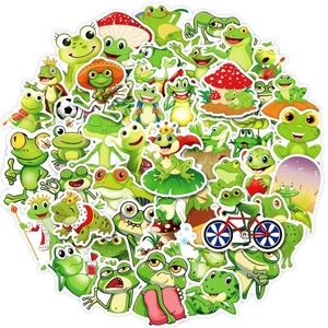 NWT 50 Piece Waterproof  Frog Stickers